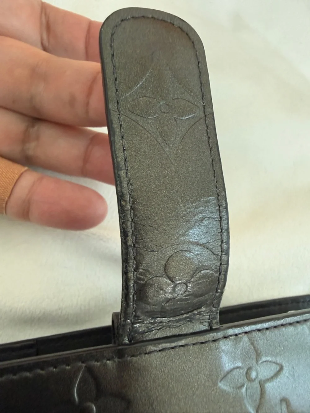 Louis Vuitton Monogram Vernis Agenda MM - Noir Magnetique Authentic